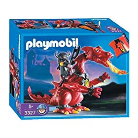 Playmobil dragon rouge