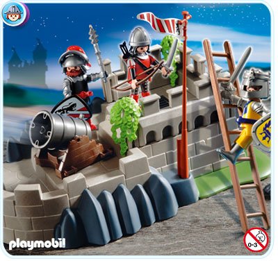 Playmobil chateau fort valise