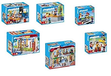 Ecole playmobil avec gymnase