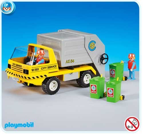 Camion poubelle en playmobil