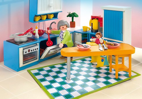 Playmobil city life 5582 cuisine avec îlot