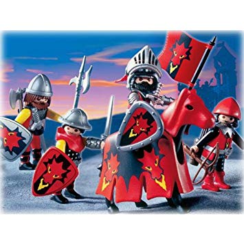 Playmobil la citadelle du dragon rouge