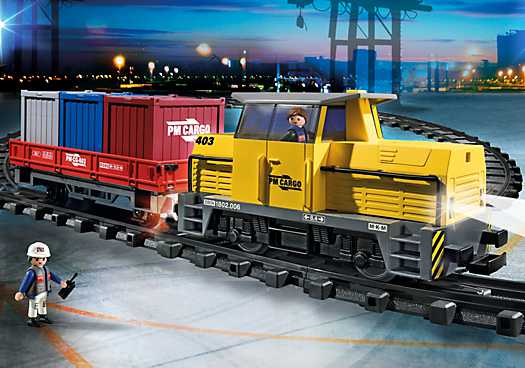 Playmobil 5258 city action rc freight train
