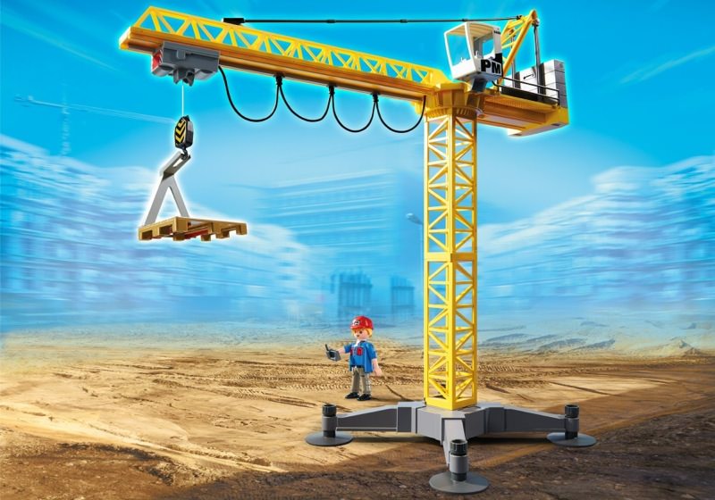 Playmobil city action 5466 large crane with infrared remote control
