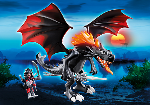 Playmobil dragon d'or