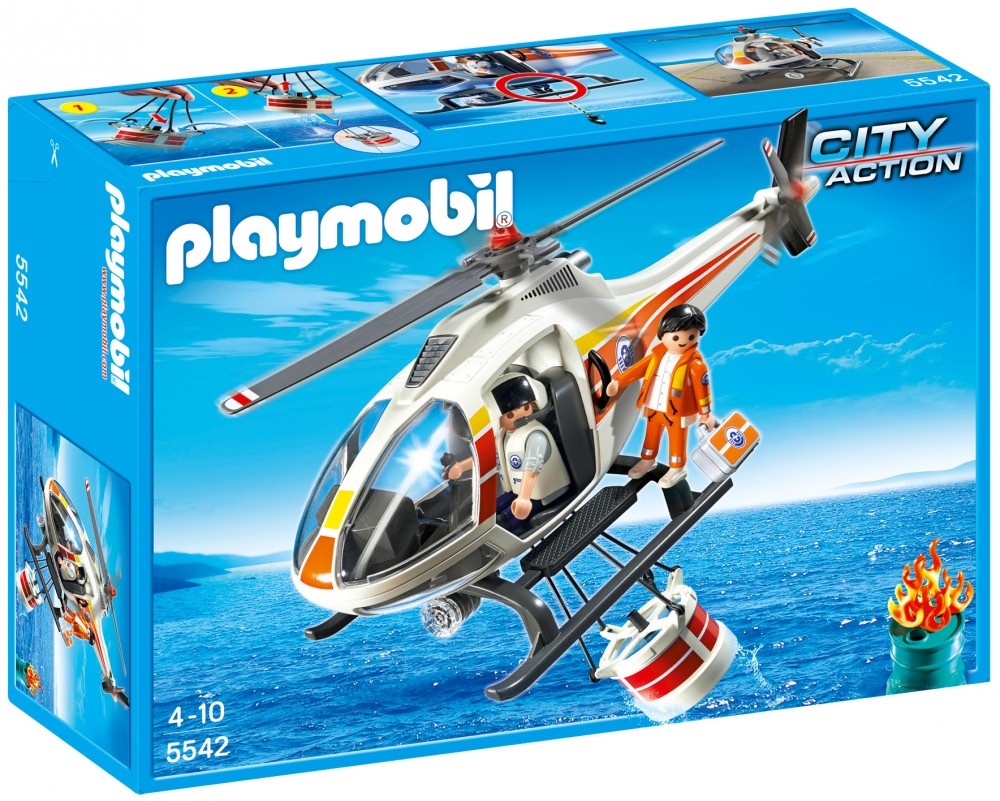 Ambulance hélicoptère playmobil