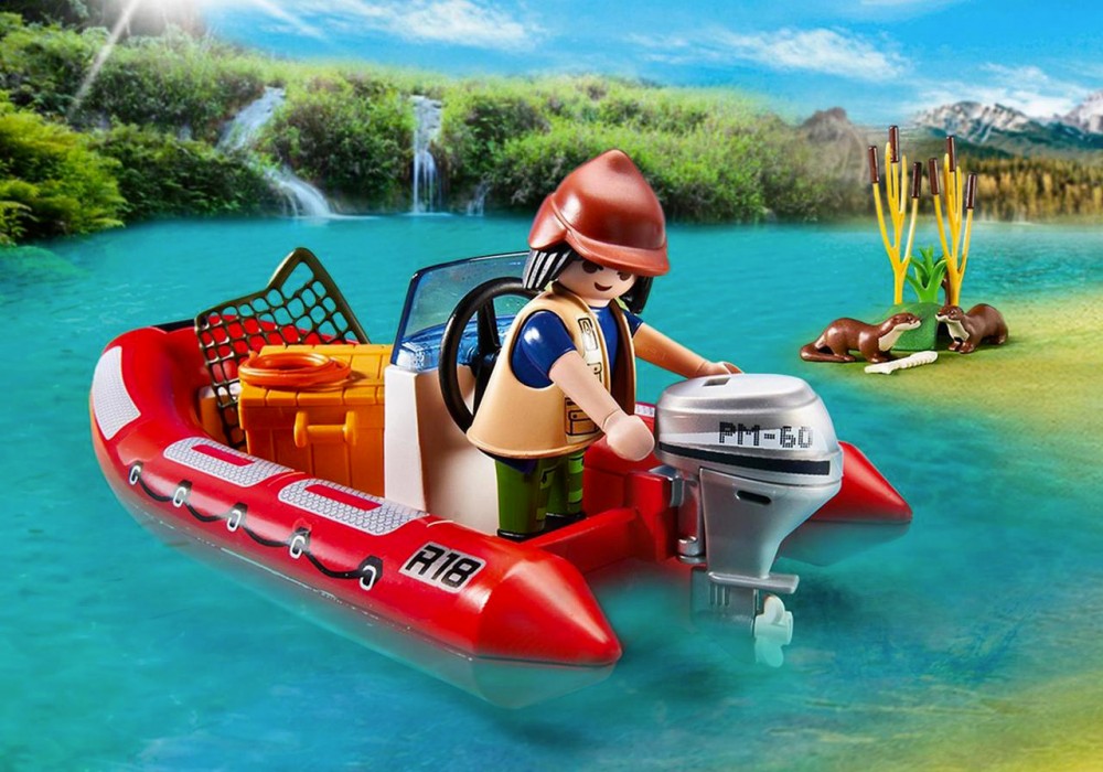 Bateau playmobil wild life