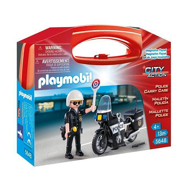 Voiture de police playmobil king jouet