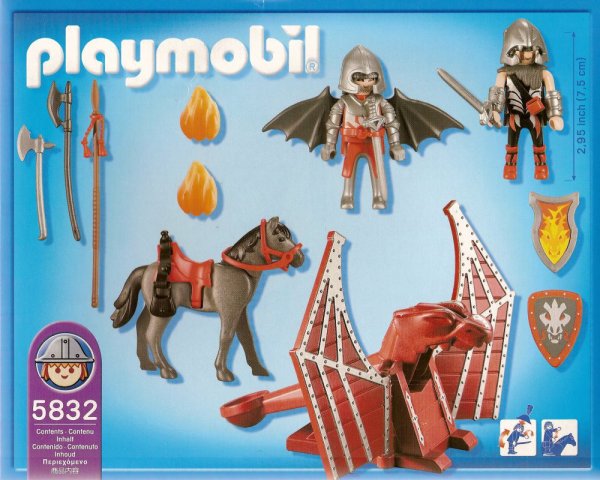 Playmobil dragon's catapult