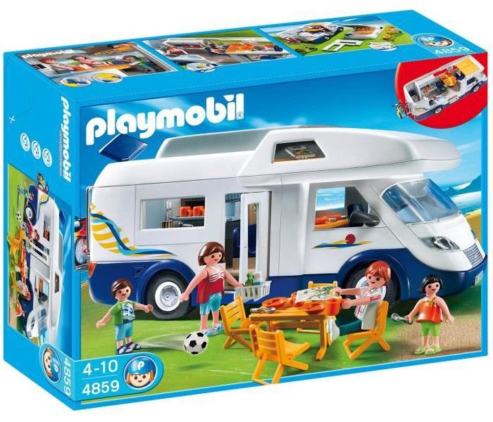 Camping car et tente playmobil