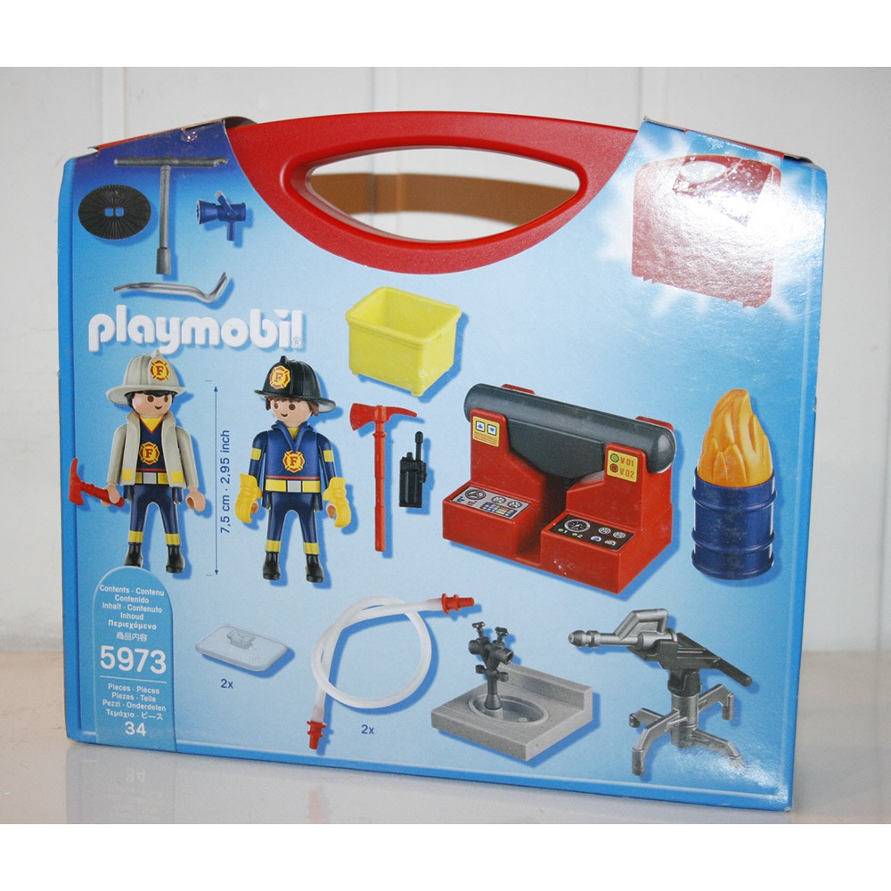 Playmobil valisette pompier