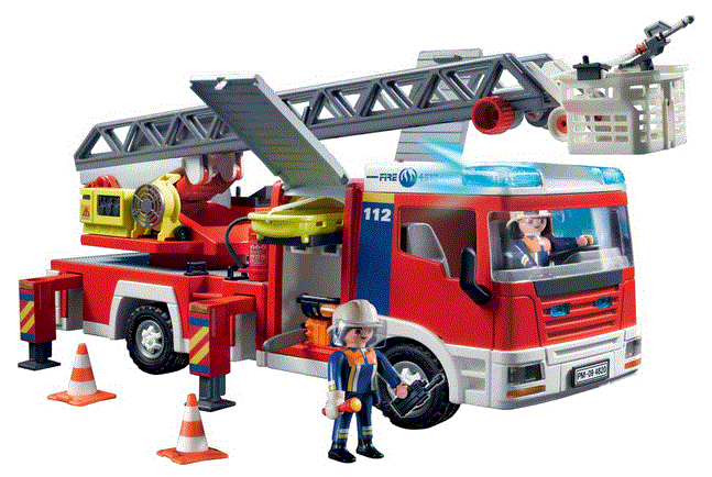 Playmobil camion de pompier pas cher