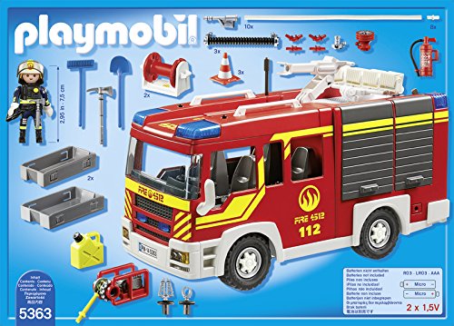 Notice camion pompier playmobil 4512