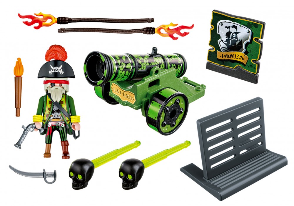Playmobil pirate avec canon