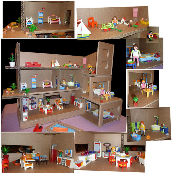 Playmobil comment faire une maison