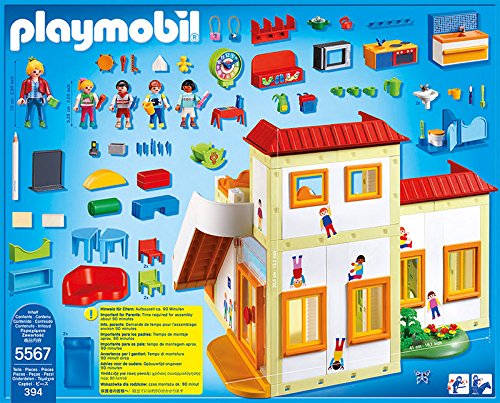 Playmobil ecole transportable amazon