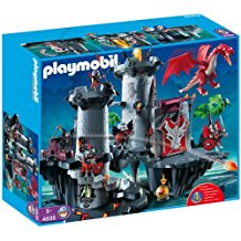 Playmobil chateau du dragon rouge