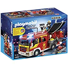 Photo de camion de pompier playmobil