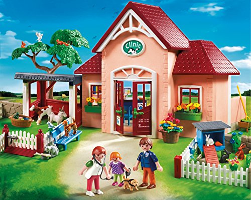 Playmobil animal hospital playset
