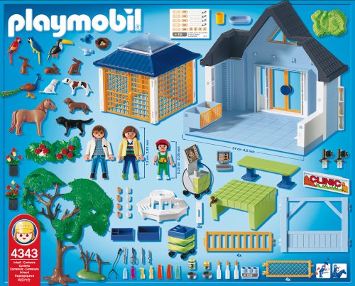 Playmobil zoo clinic instructions