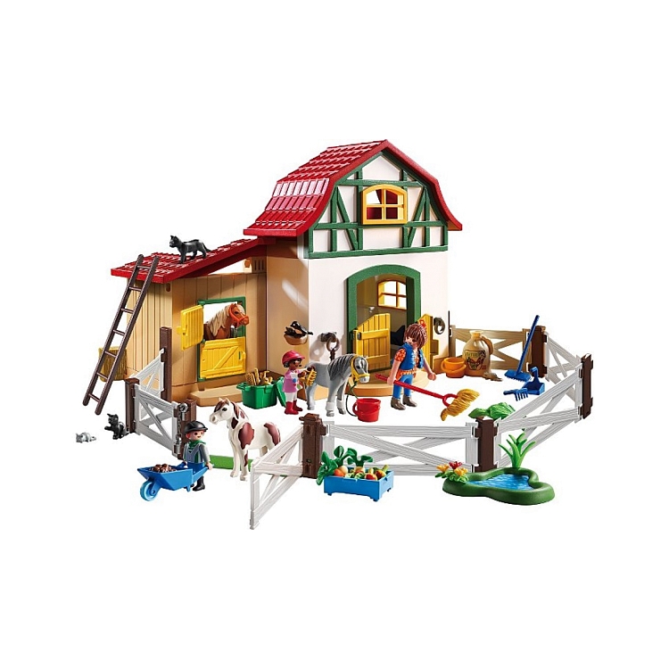 Playmobil dollhouse country kitchen