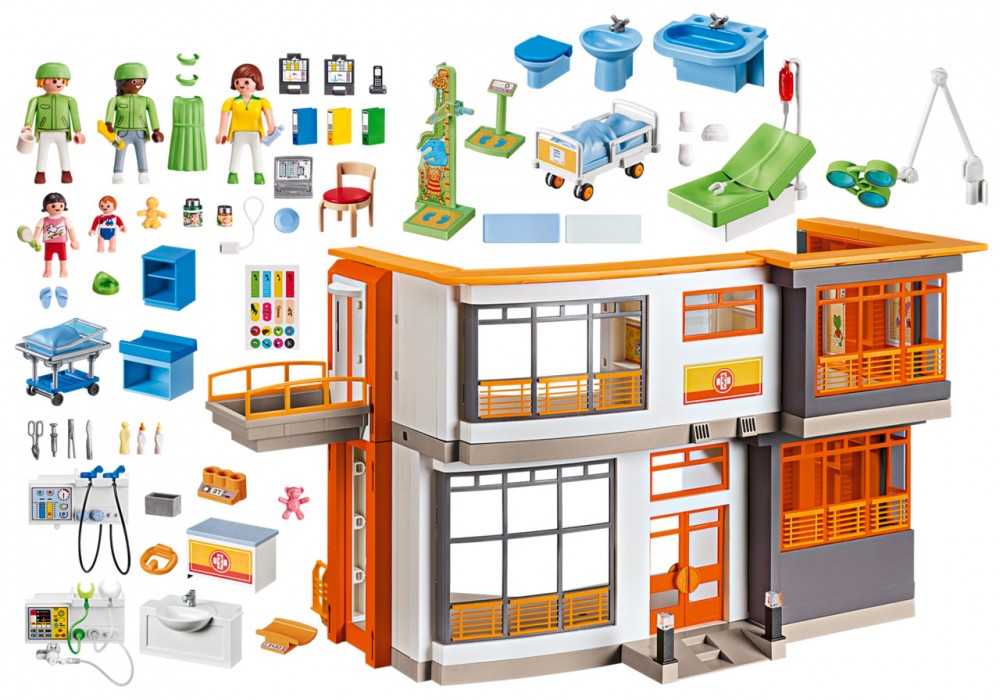 Playmobil hopital pediatrique auchan
