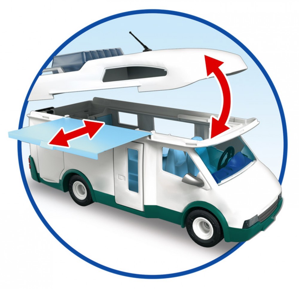 Camping car bleu playmobil