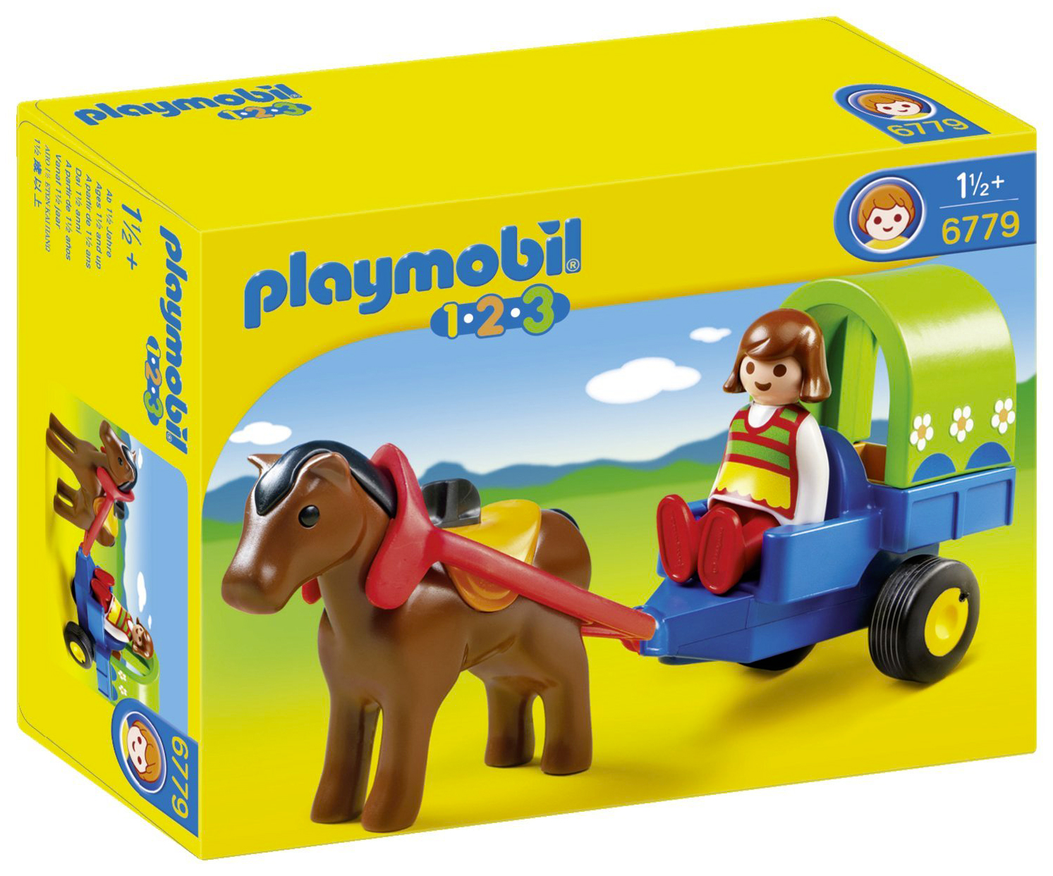 Playmobil 123 fermier avec brouette