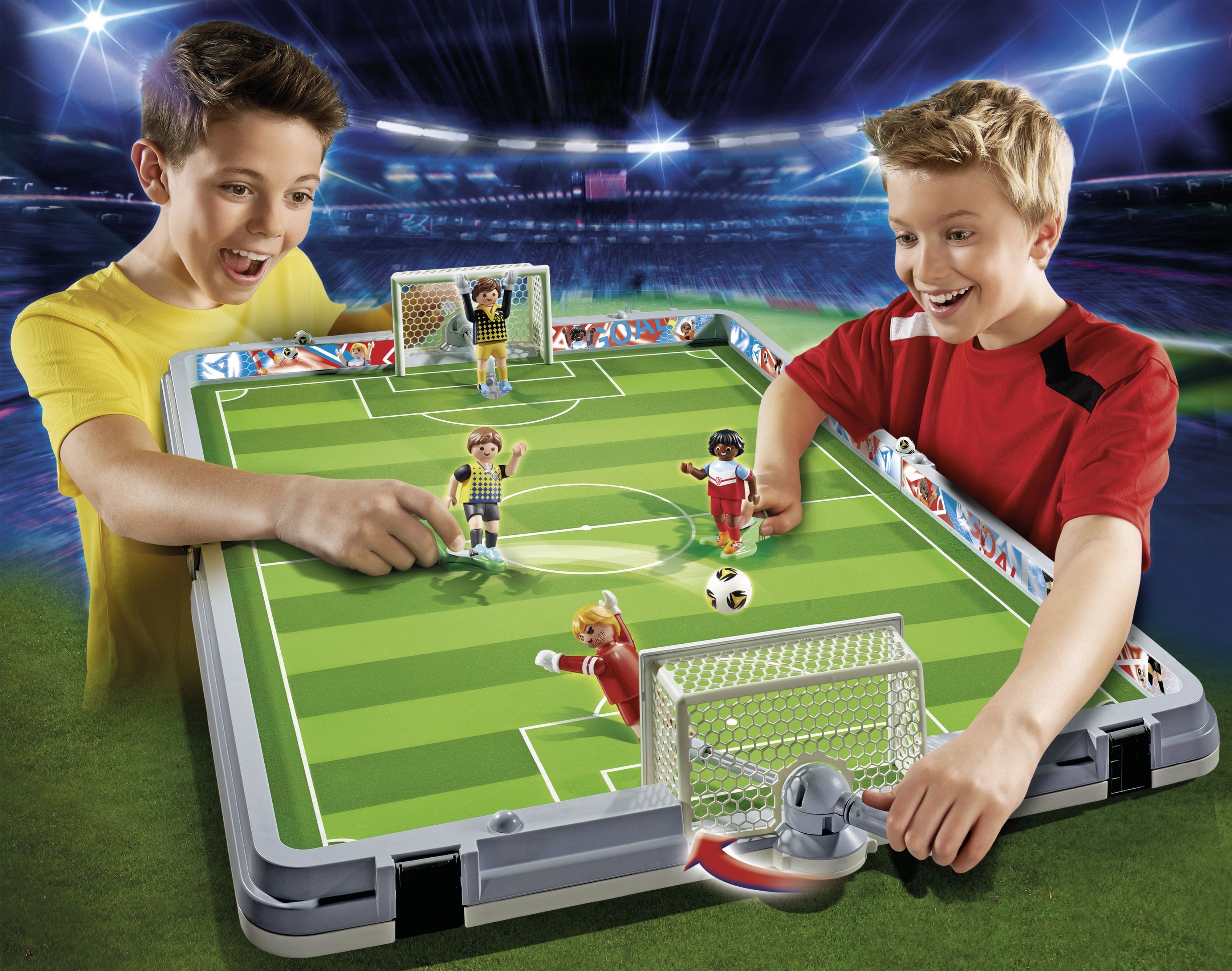 Playmobil terrain de foot pas cher