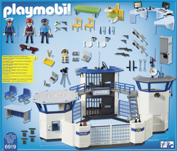 Commissariat police playmobil carrefour