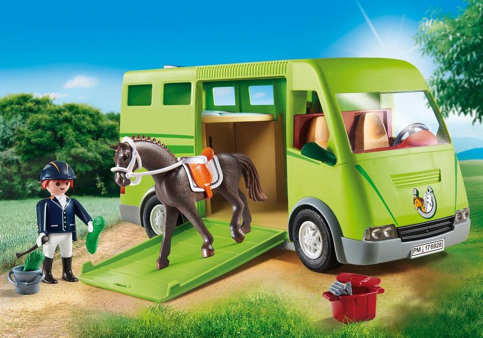 Playmobil camion chevaux
