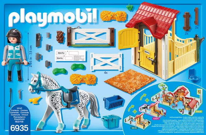 Playmobil country pferdeboxen