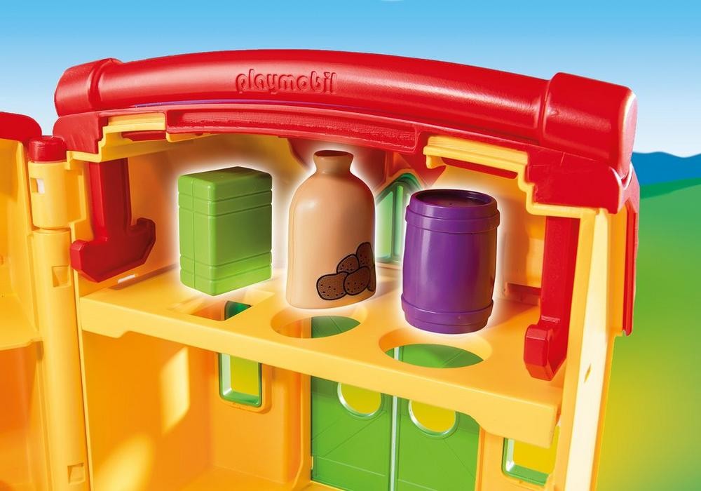 Playmobil 123 la ferme transportable