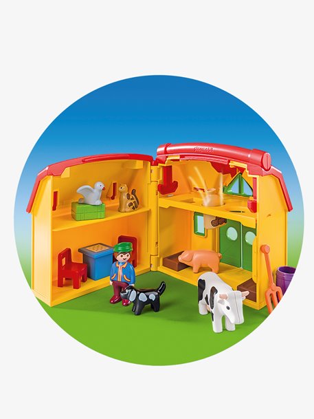 Playmobil ferme transportable avec animaux