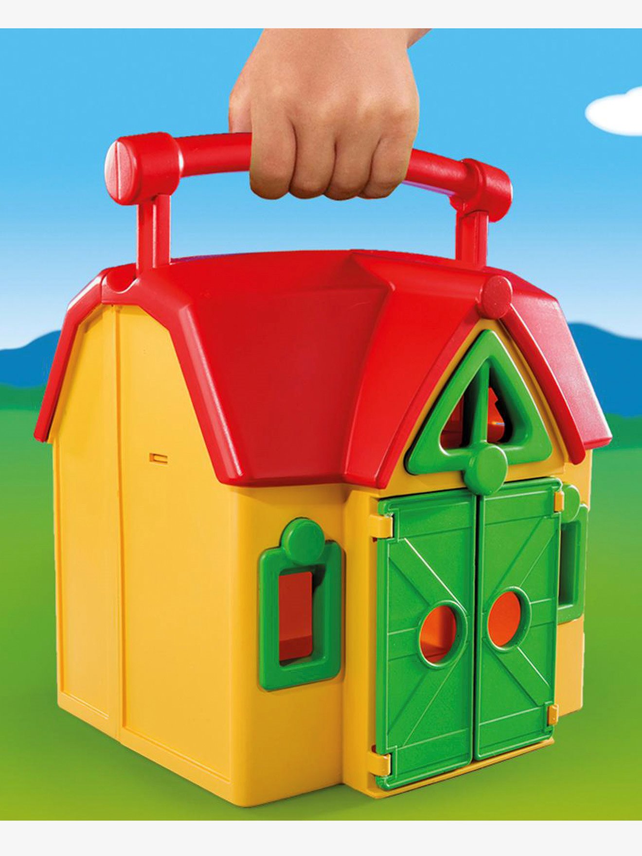 Playmobil 123 ferme transportable