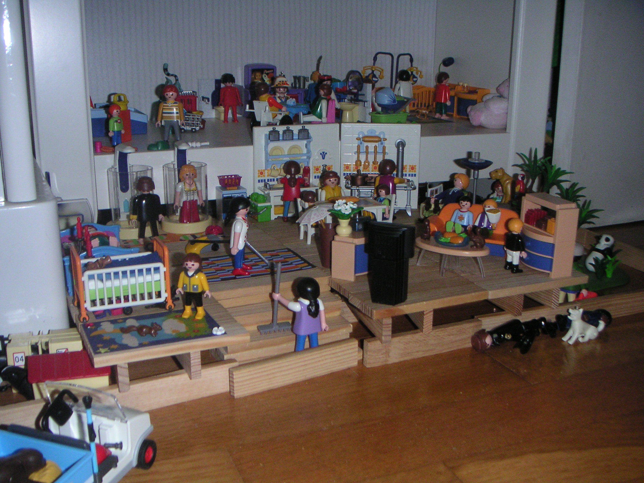 Maison playmobil kapla