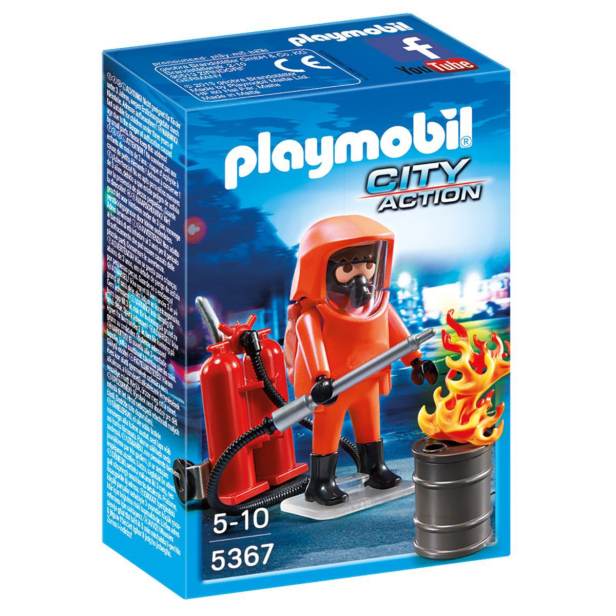 Playmobil pompier la grande recre