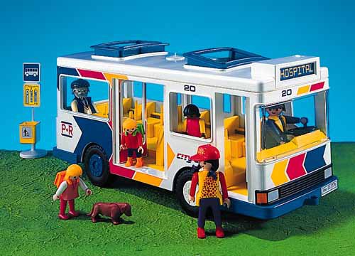 Playmobil bus stop