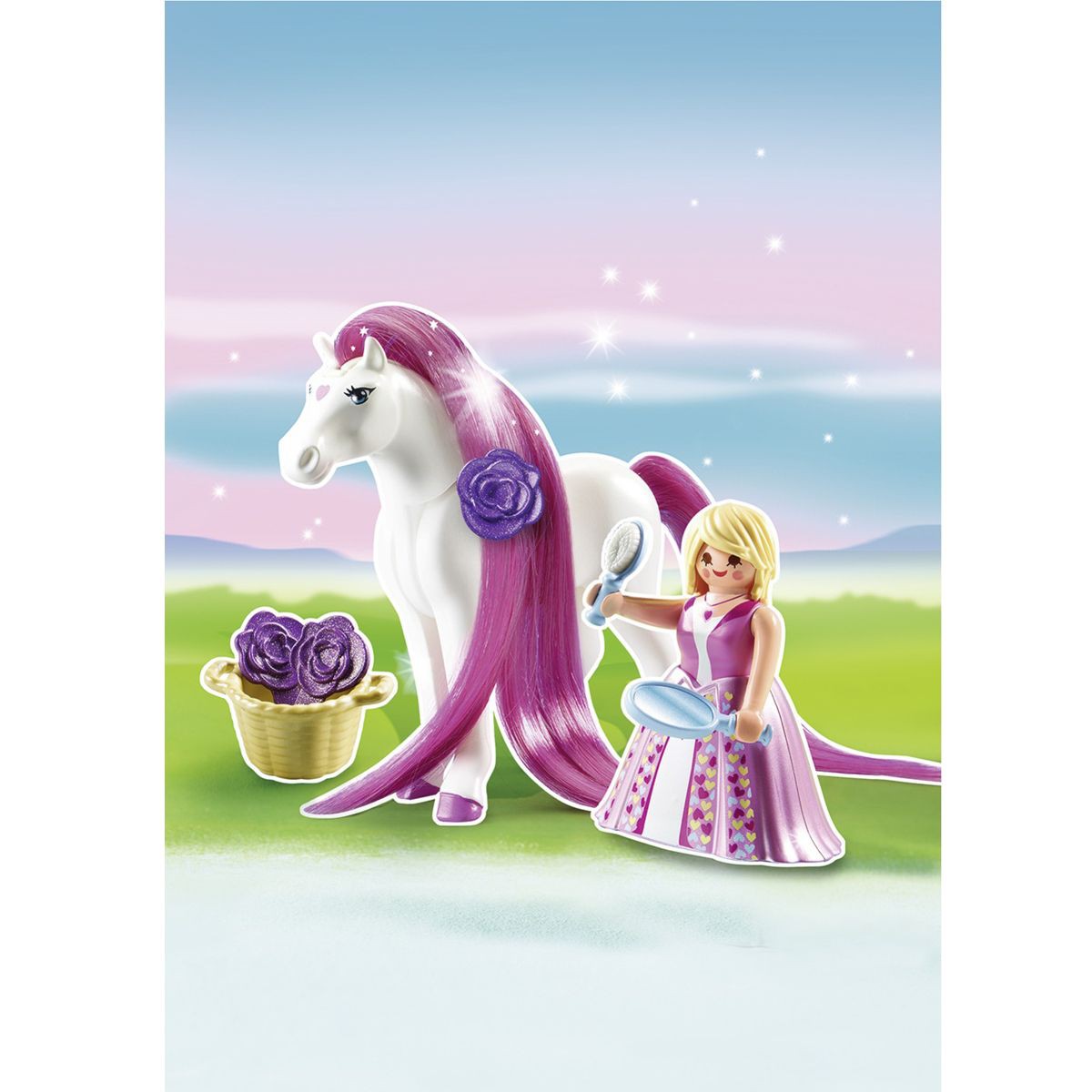 Playmobil princesse avec cheval