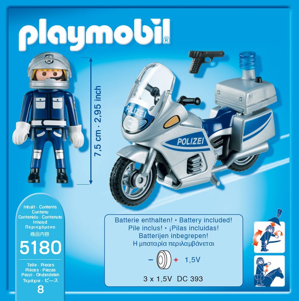 Playmobil moto police vintage