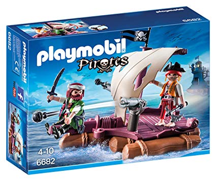 Playmobil pirate rowing boat