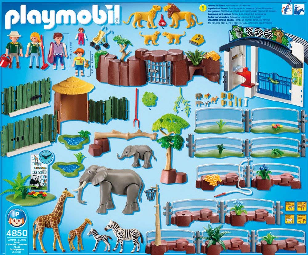 Playmobil grand zoo 4850 pas cher