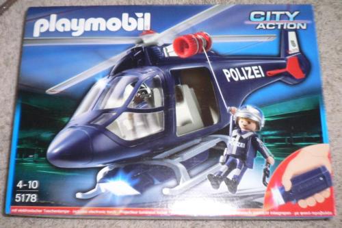 Playmobil city action polizeihubschrauber