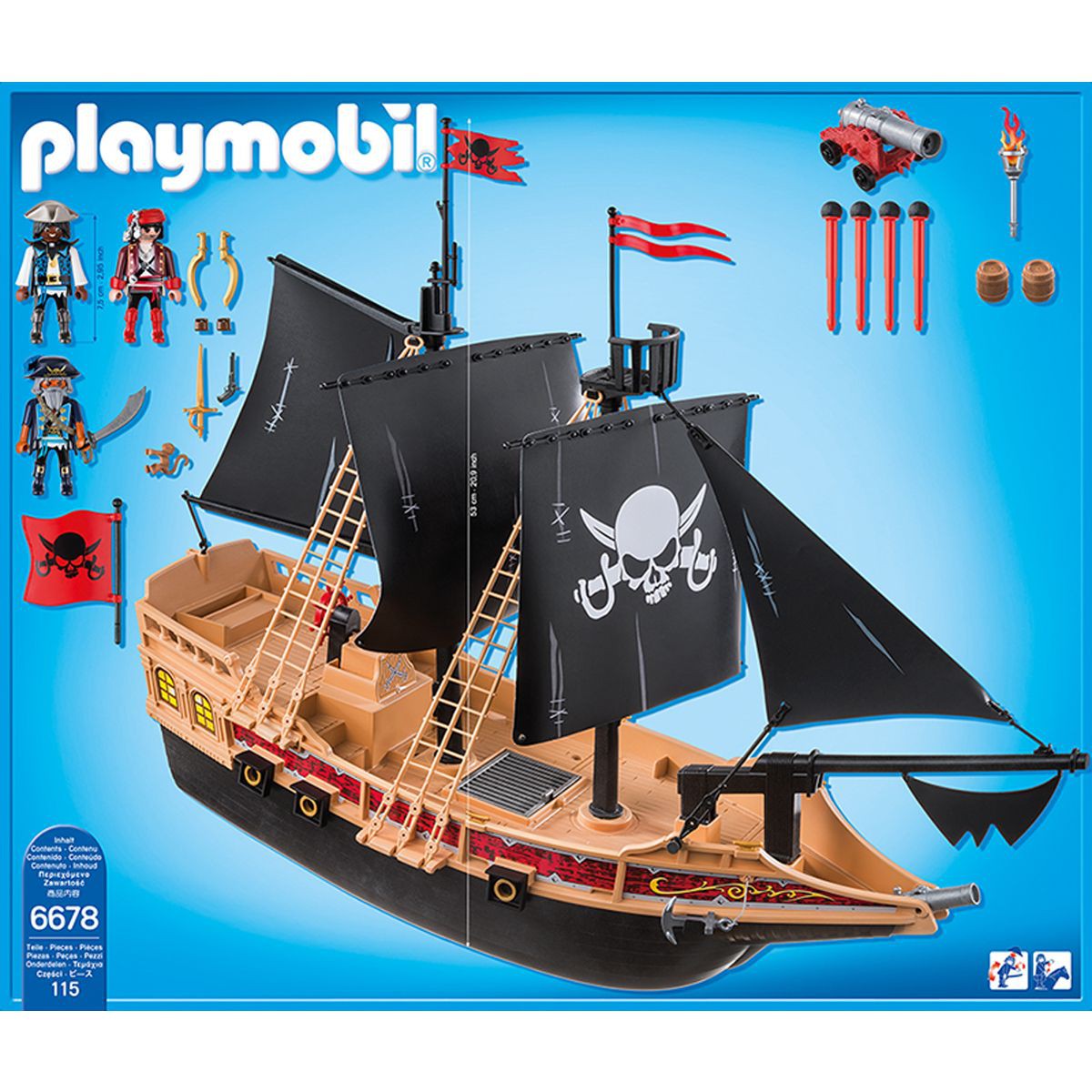 Bateau pirate playmobil ocean