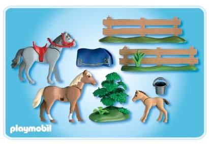 Playmobil cheval police