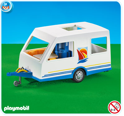 Camping car avec remorque playmobil