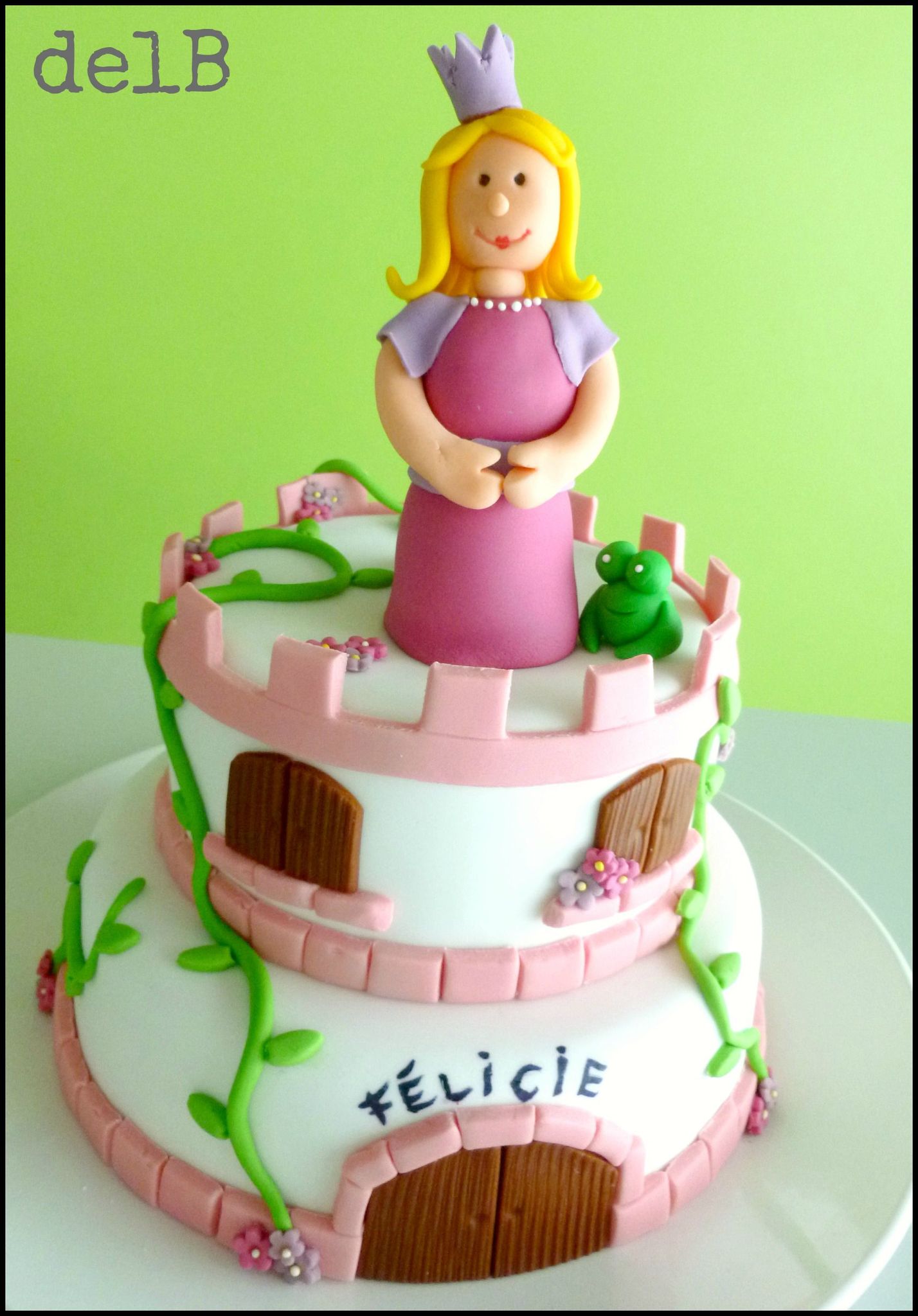 Gateau playmobil princesse