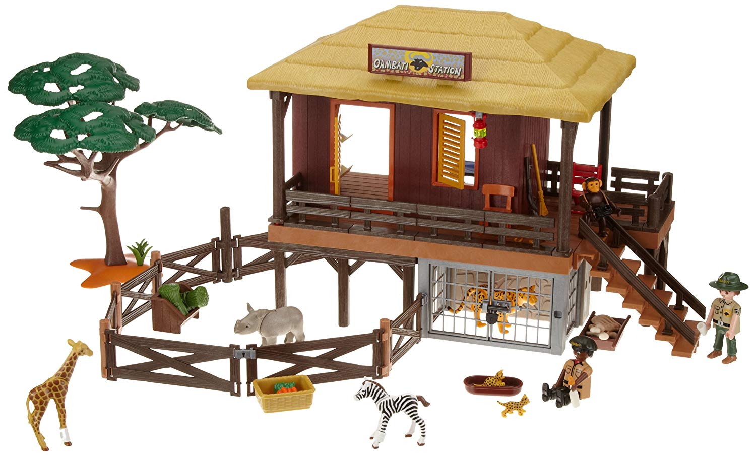 Playmobil cabane animaux