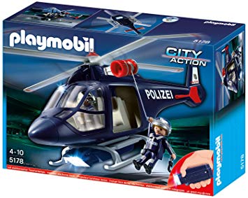 Playmobil city action polizeihubschrauber