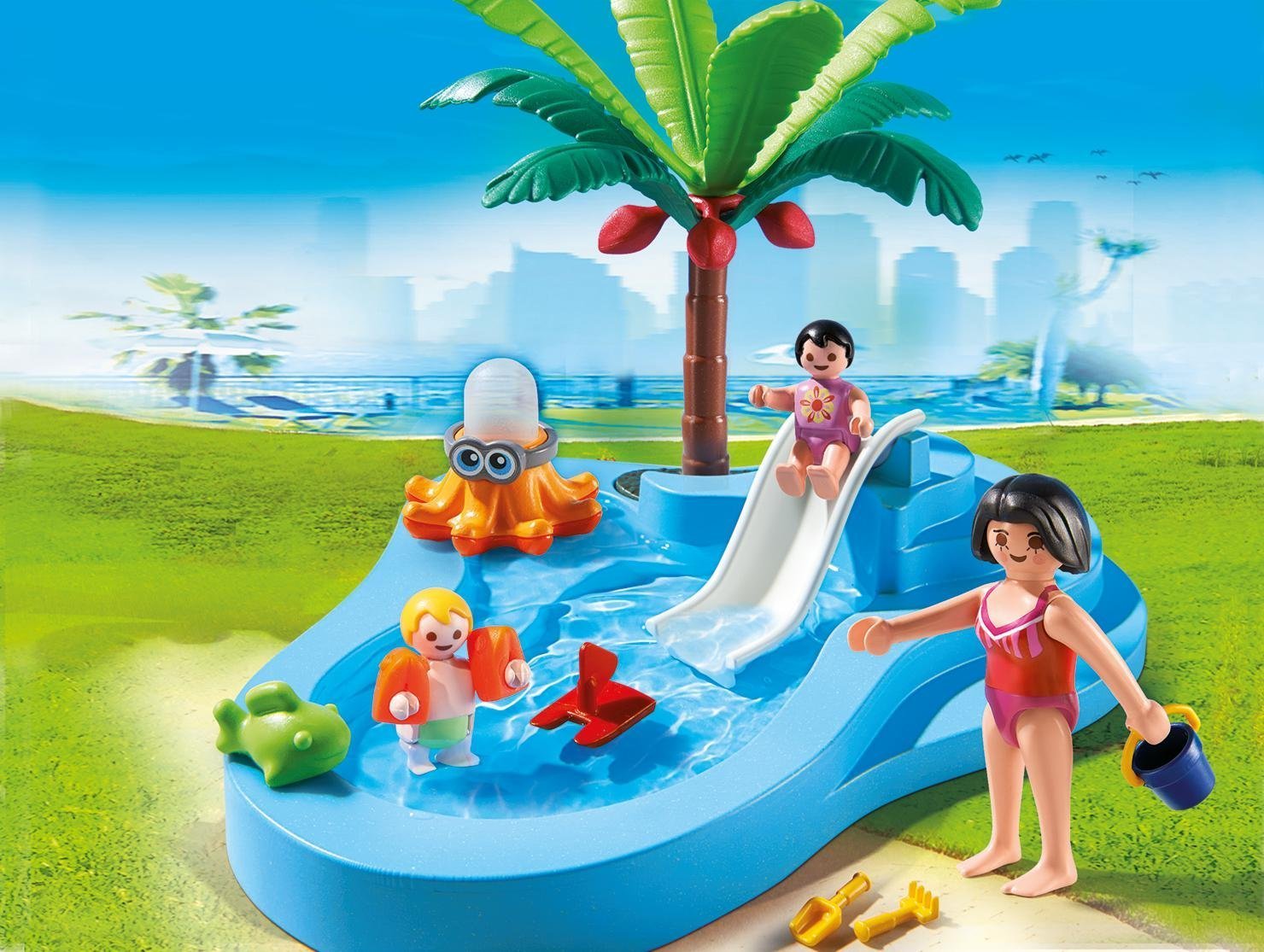 Playmobil piscine balle